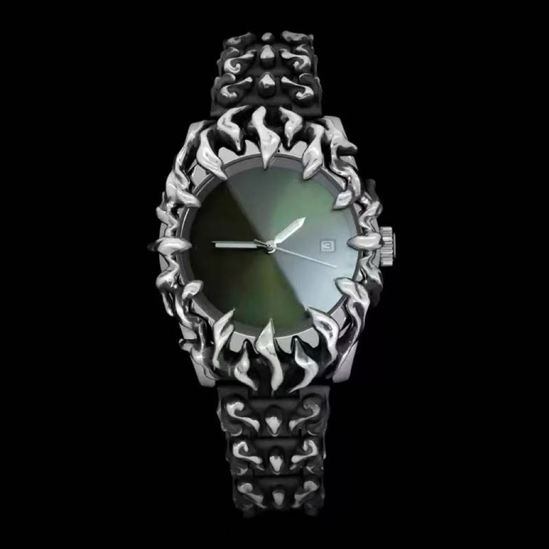 Fashionable Design Stainless Steel Men's Automatic Mechanical Watch Sports Mechanical Wristwatch