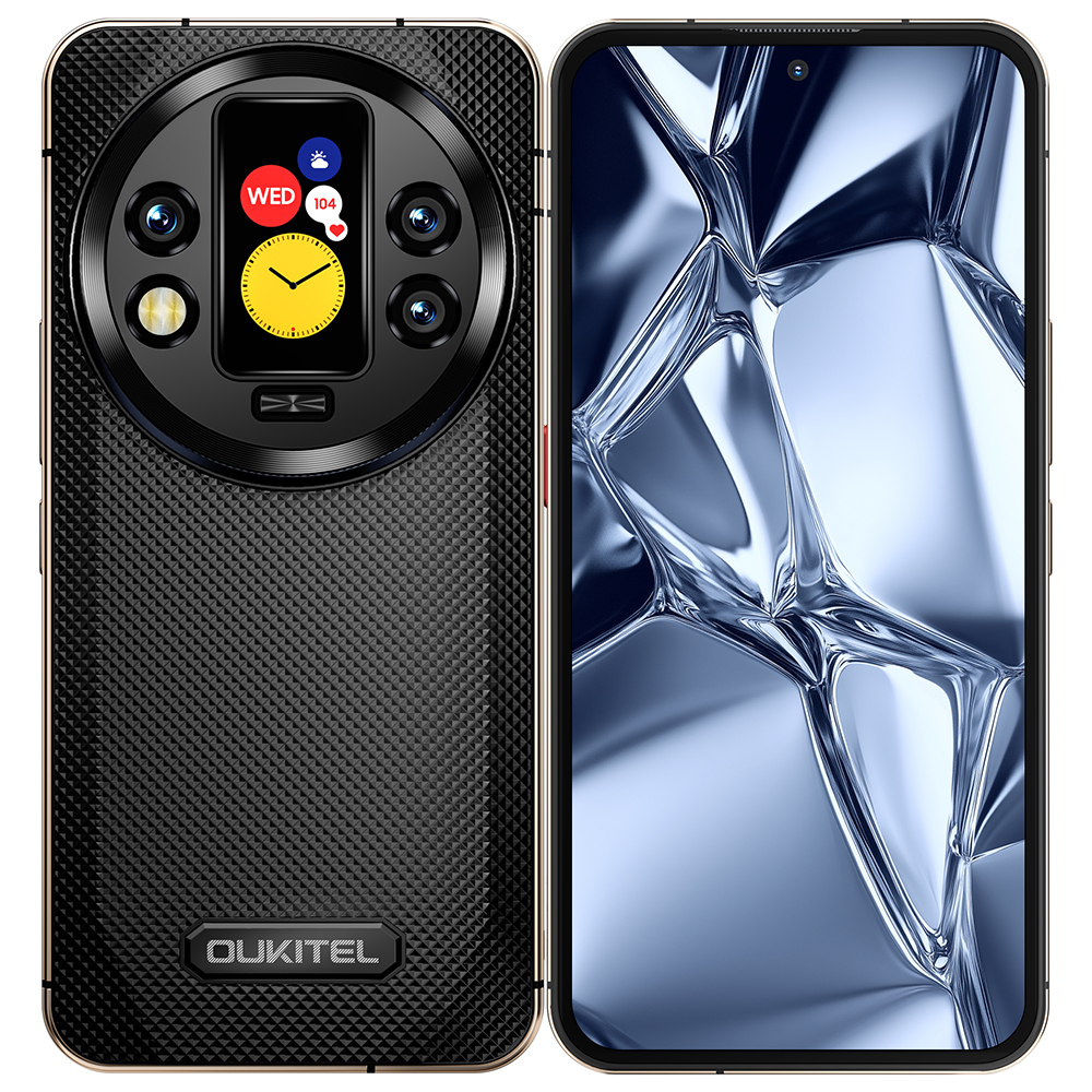 Original OUKITEL WP200 Pro  AMOLED Screen 24GB 1TB Big Memory Latest Android 15 5G Rugged Mobile Phone