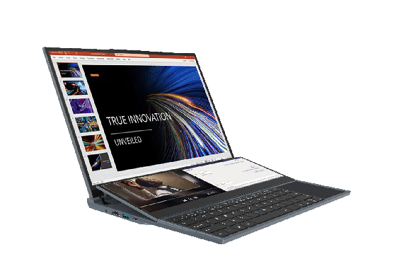 OEM Factory's Dual Screen Notebook Core I7-10750H Processor 16 Inch + 14 Inch 2K Touch Screen Laptop for Business New Camera